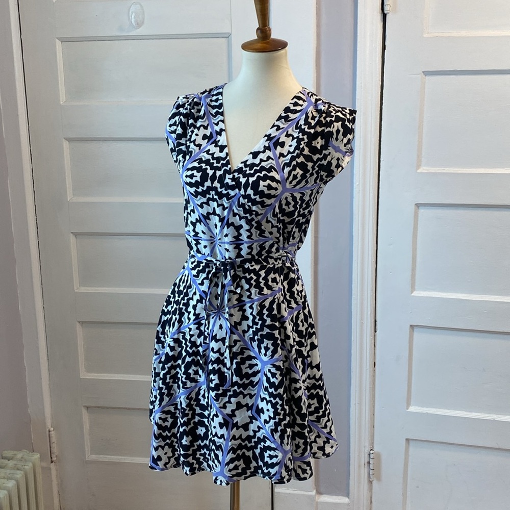 Yumi Kim Floral Silk Wrap Dress, Size S